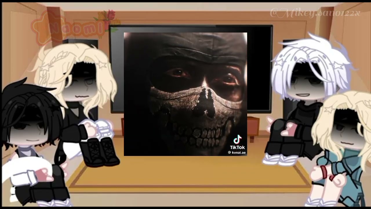 Mikey's react to takemichi as Ghost (01/02)--(mitake)minha ideia{original}