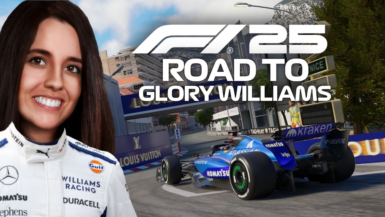 F1 25 Road to Glory Driver Career in Williams - Monaco 78 laps & Spain