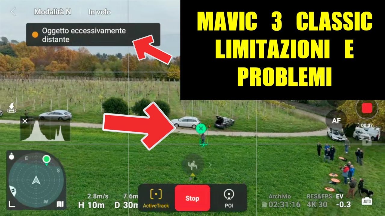 MAVIC 3 CLASSIC LIMITAZIONI E PROBLEMI
