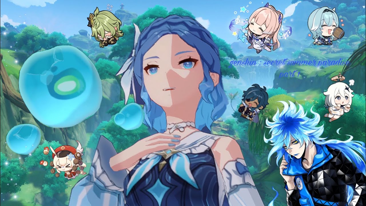 ✩idia shroud infiltrates genshin impact and we befriend a water droplet! | cosmic gaming ✩
