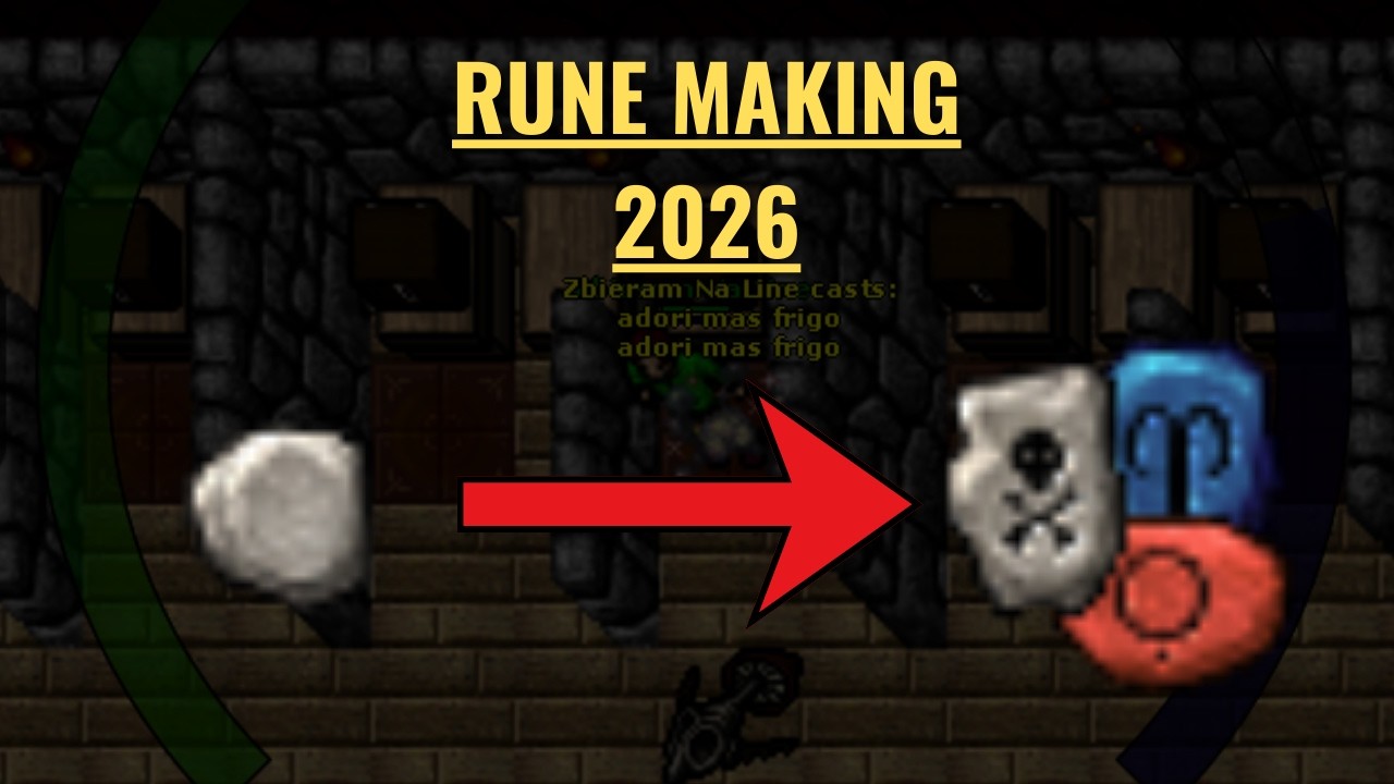 TIBIA CZY WARTO ROBIĆ RUNY W 2026 ROKU? ZAROBAS CZY PRZYPAŁ? AFK PROFIT