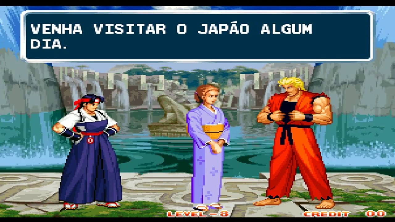 Art of Fighting 3 -  (Arcade) - {Kasumi Todoh} - 1 Cr&eacute;dito/Level 8/ At&eacute; o Final