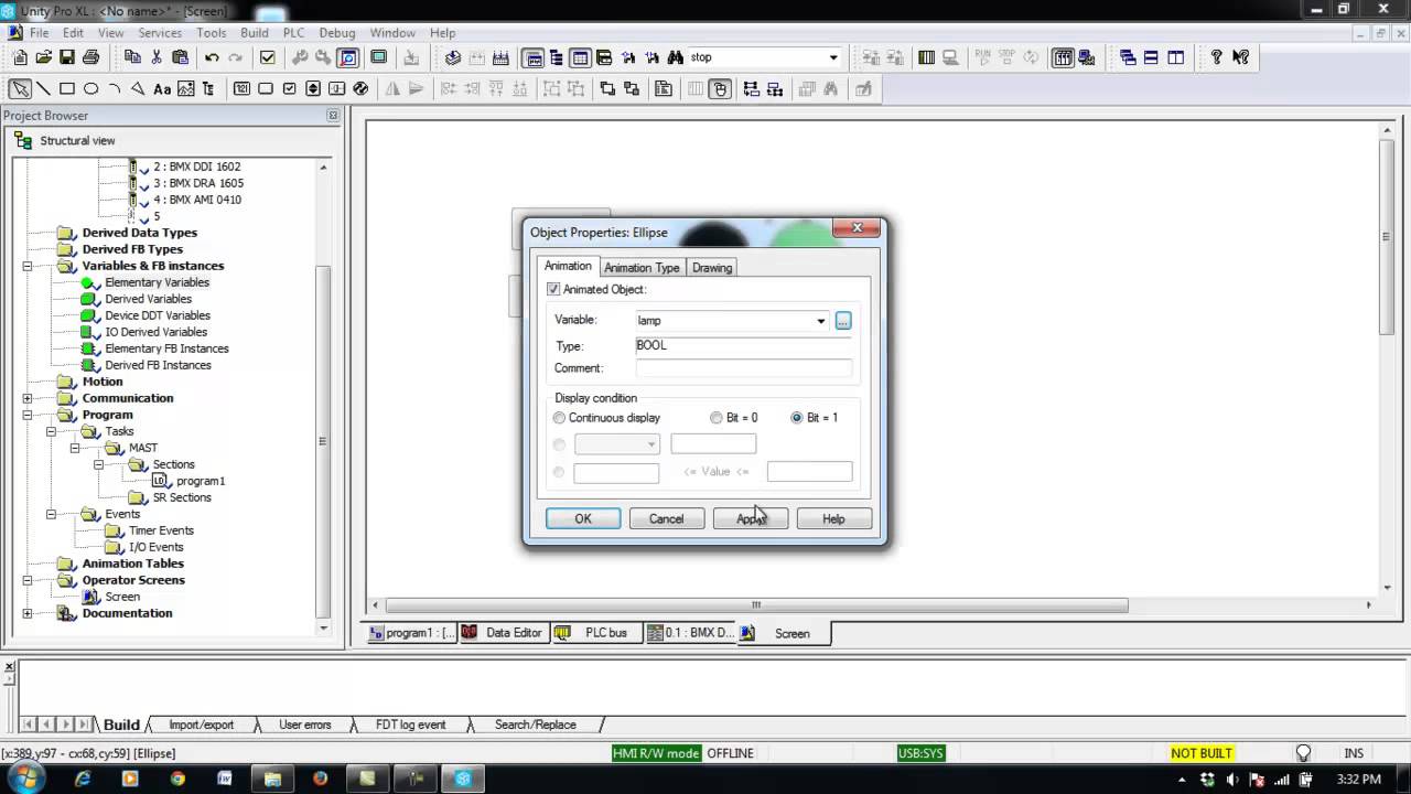 Citect Scada - PLC schneider unity pro xl (Simulation)