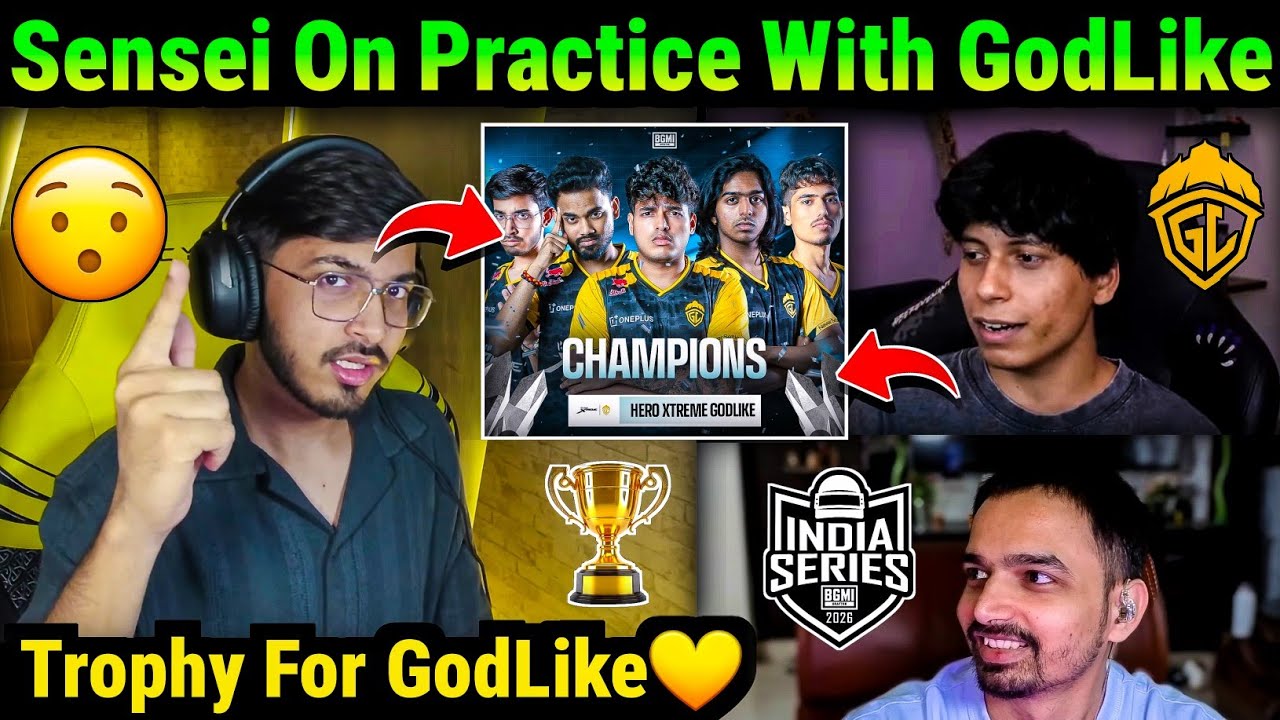 Admino React On Trophy For GodLike Jonathan🏆😳 Sensei Reply GodLike In Bgmi Top 3 Teams😯