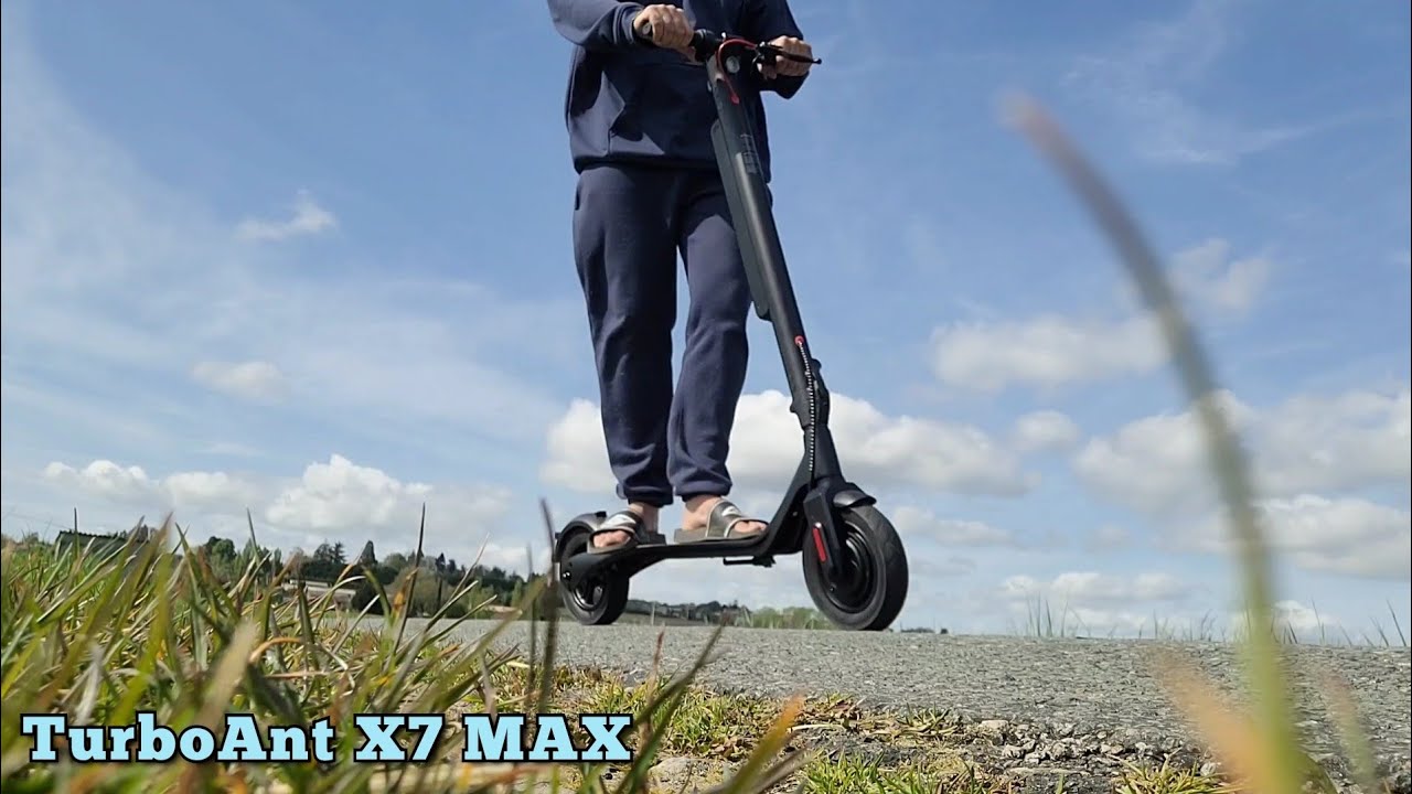 Une trottinette à batterie amovible, réservé pour la ville - TuboAnt X7 MAX #vanlife