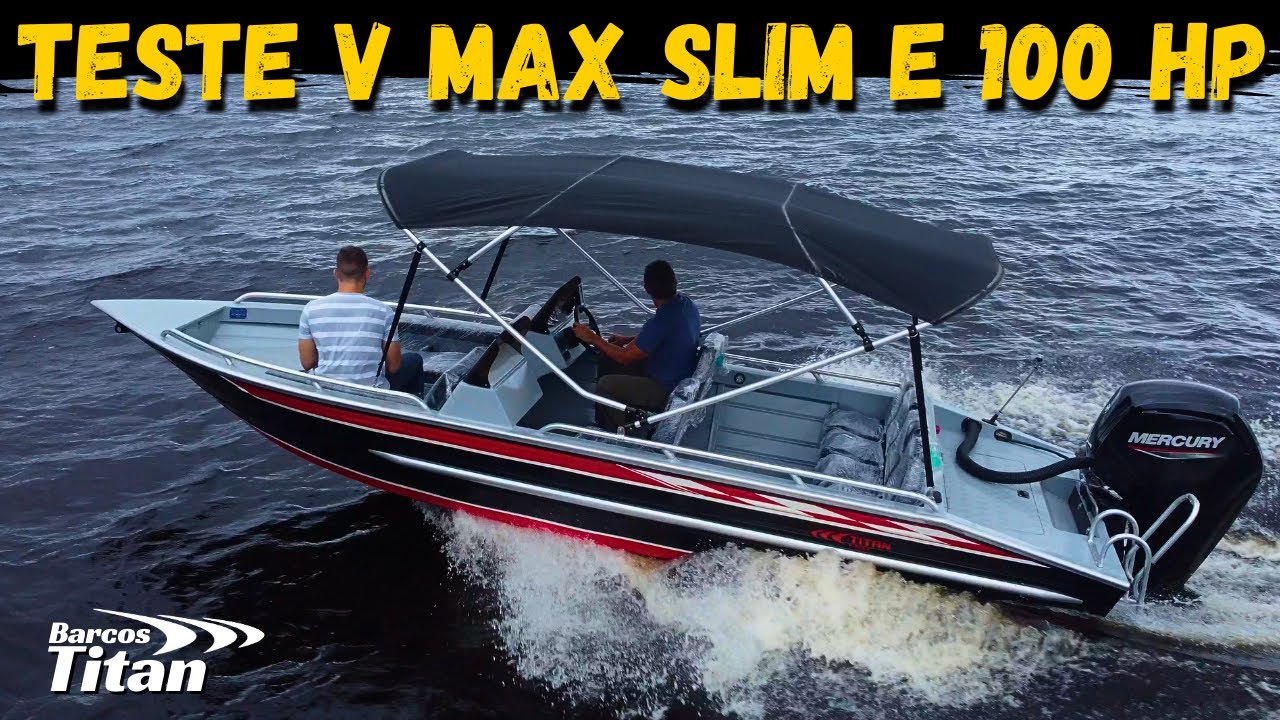 TESTE DA LANCHA TRICOLOR COM 100 HP 4 TEMPOS !!!
