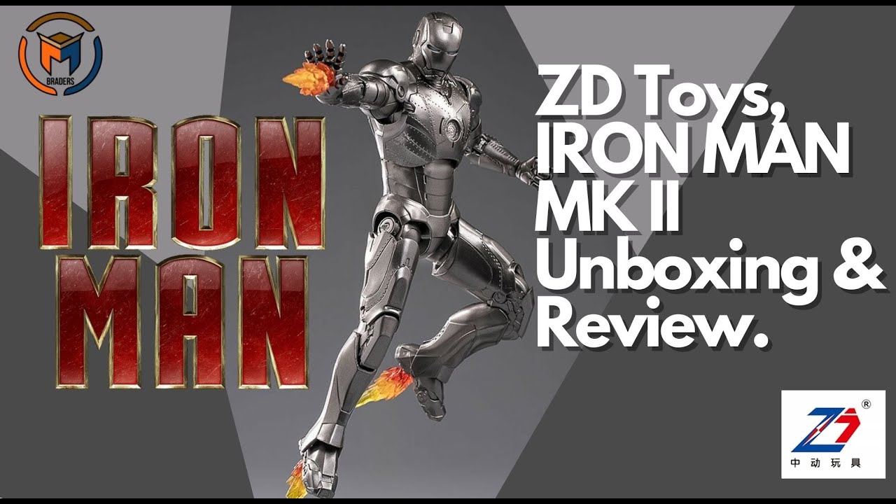 ZD Toys IRON MAN Mark II Figure - Unboxing and Review!