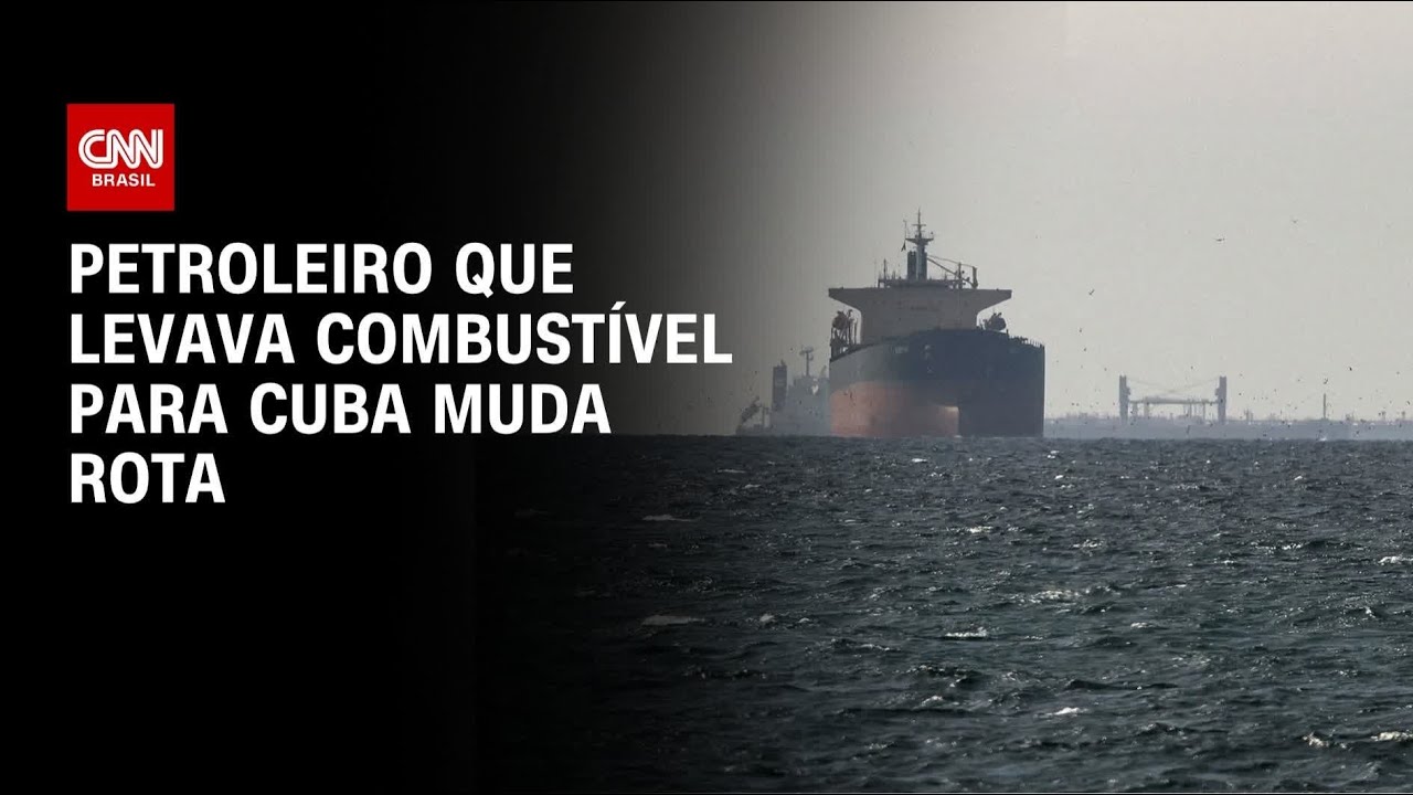 Navio petroleiro russo que levava combustível para Cuba muda rota | CNN 360°