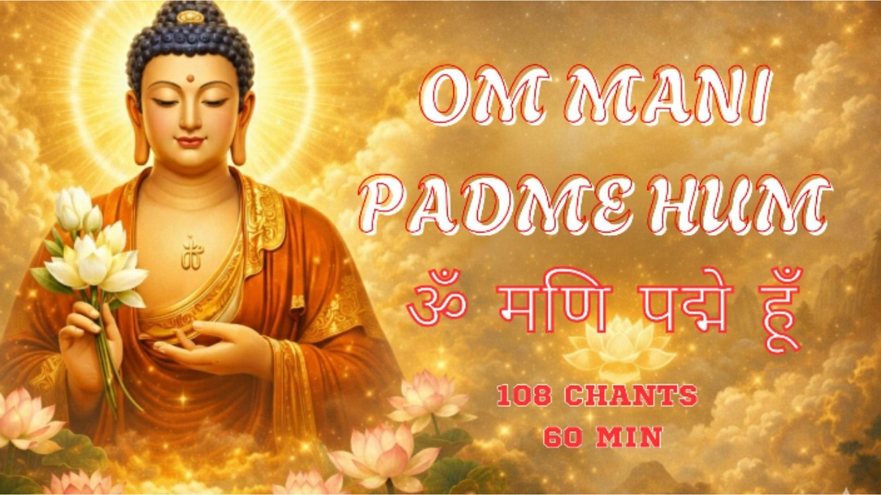 OM MANI PADME HUM 108 Lần | 66 Phút Trì Chú Linh Thiêng – Thu Hút Năng Lượng Tài Lộc
