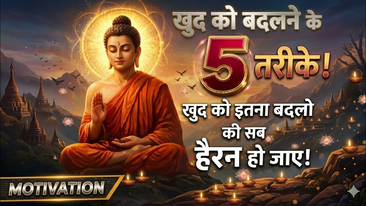खुद को बदलने के 5 तरीके | खुद को इतना बदलो की सब हैरान हो जाए | Gautam Buddha Motivation story mind