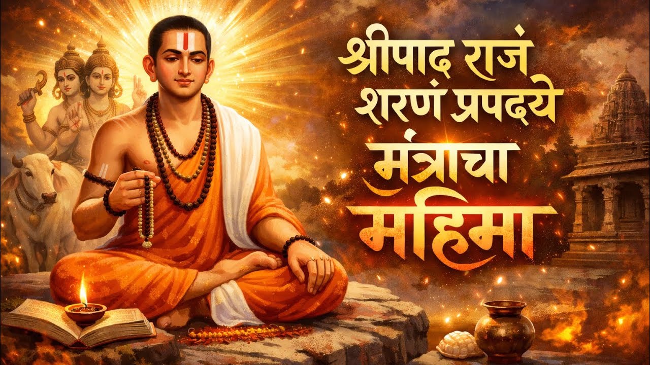Shripad Mantra Chanting | Powerful Shripad Shri Vallabh Mantra | श्रीपाद मंत्र जप