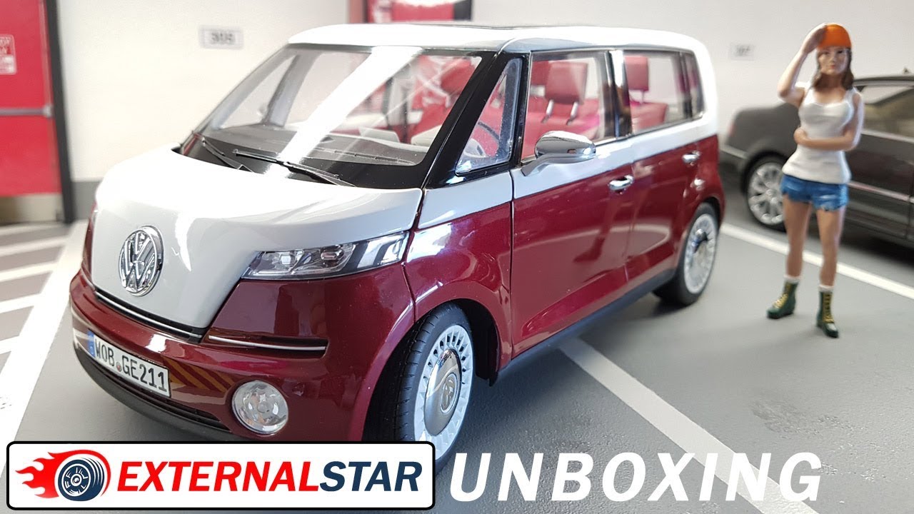 Unboxing of 2011 VW Bulli Concept 1:18 by Norev