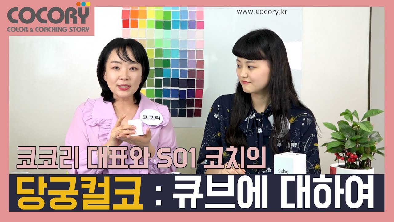 퍼스널컬러 그리고 컬러 리더기 큐브 소개 