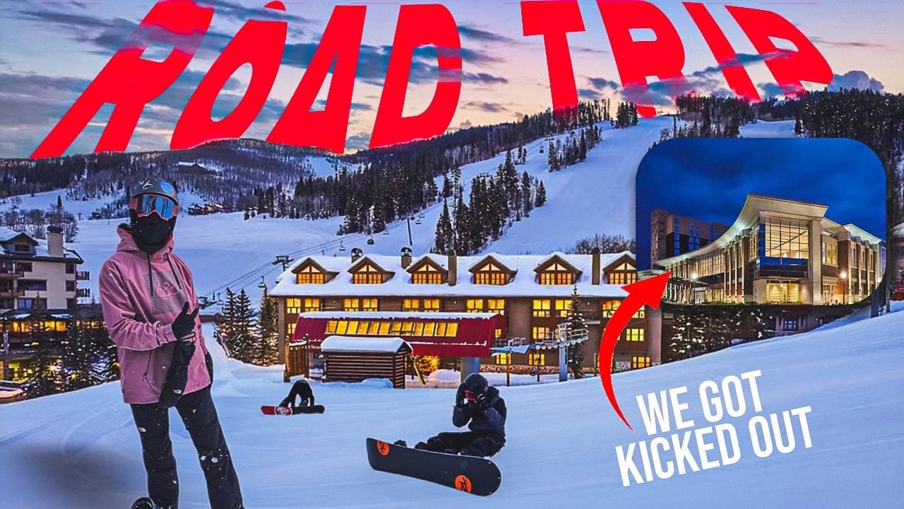 Huge Snow Storm Hits| We Took A Snowboarding Trip Instead of Going To School