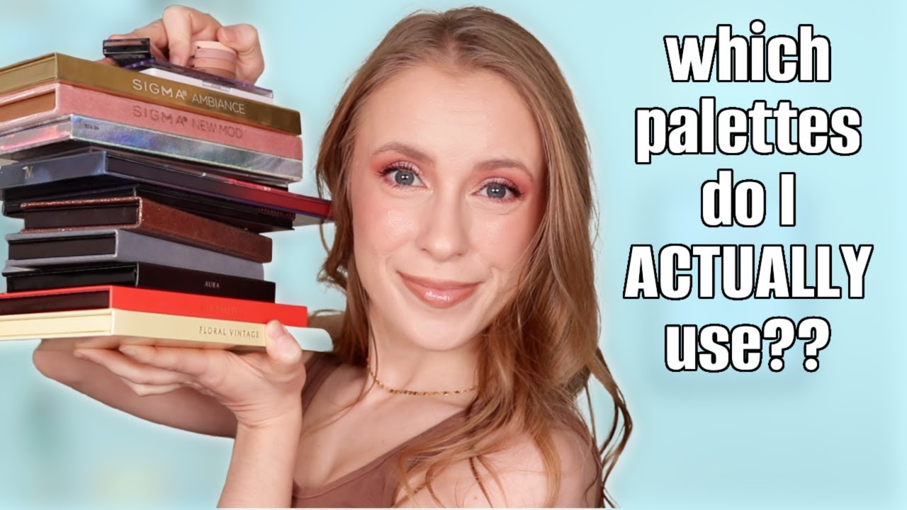 I Tracked EVERY PALETTE I Used For a Month! Which ones am I actually using?!