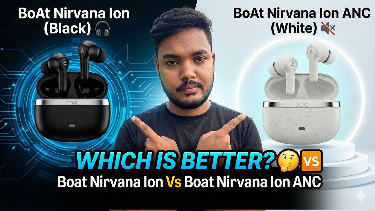 Boat Nirvana Ion Vs Boat Nirvana Ion ANC 🔊🔇 Which is better?😲🔥