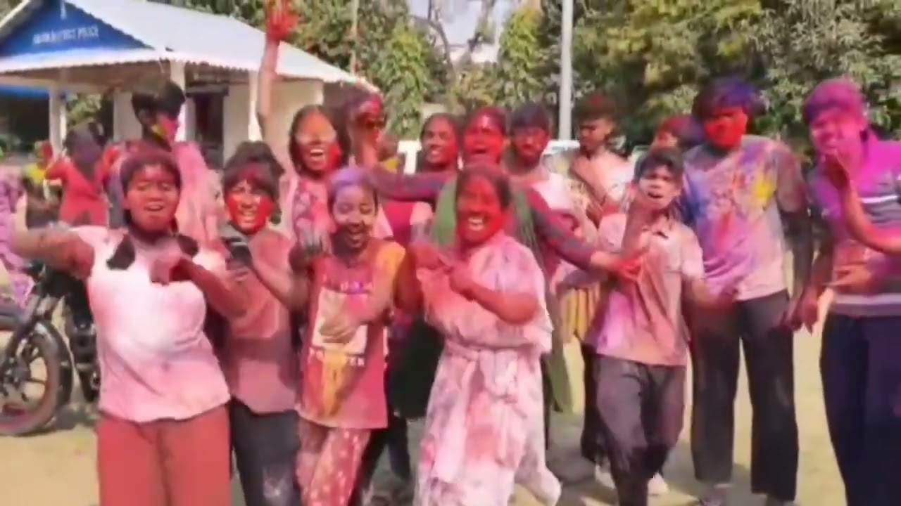 Holi 🔥🥳|| #holi2k26 #newtrending #newshorts || Soren Sister's ❤️