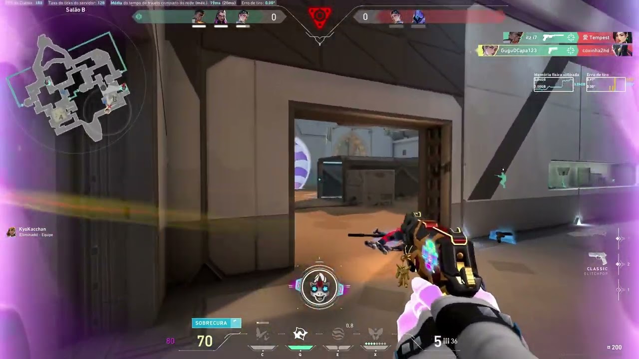 VaVa Clips #92 - 4K Com Tapa Smoke. #valorant #valorantclips #gaming