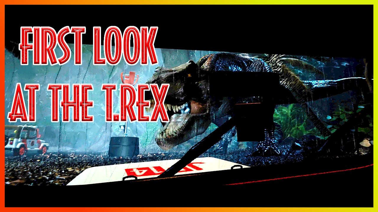 FIRST T.REX ENCOUNTER - JURASSIC PARK OPERATIONS