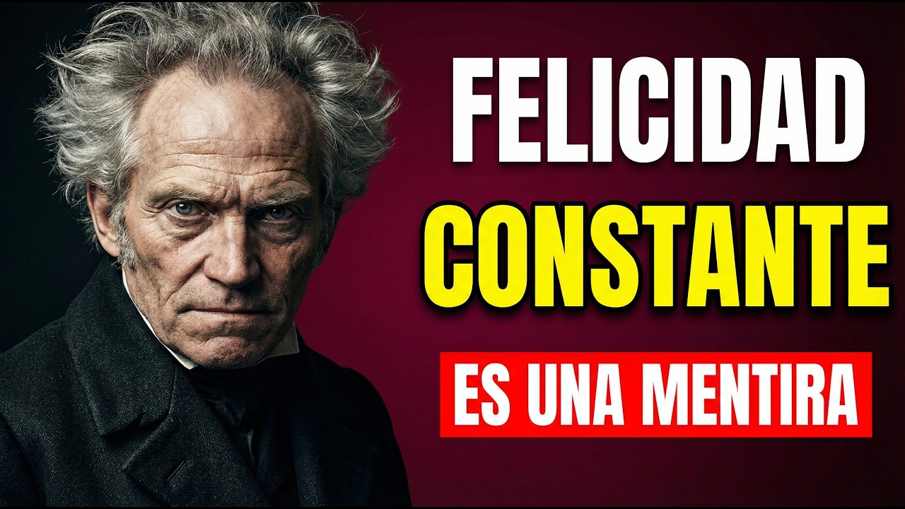 La mentira de la felicidad constante y su costo emocional - Schopenhauer