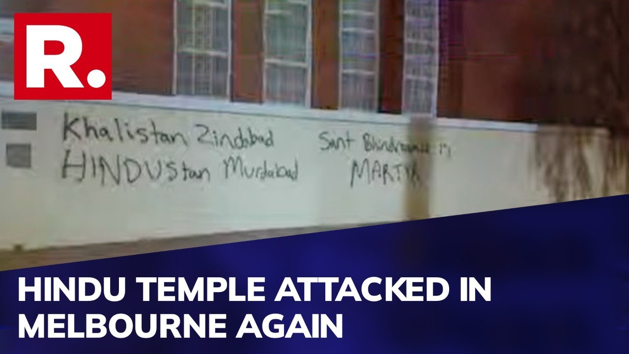 Hindu Temple Vandalised With Khalistani Slogans In Melbourne; 3rd Attack In 11 Days