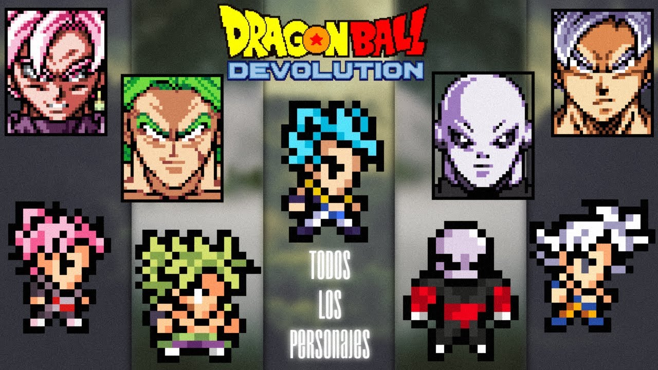 Dragon Ball Z Devolution | Todos los personajes + Musica