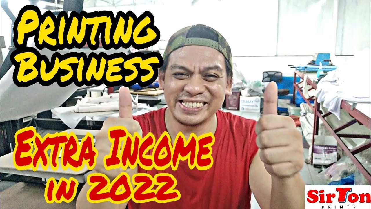 How To Start T Shirt Print Business at Home in 2022 Extra Income SirTon Prints