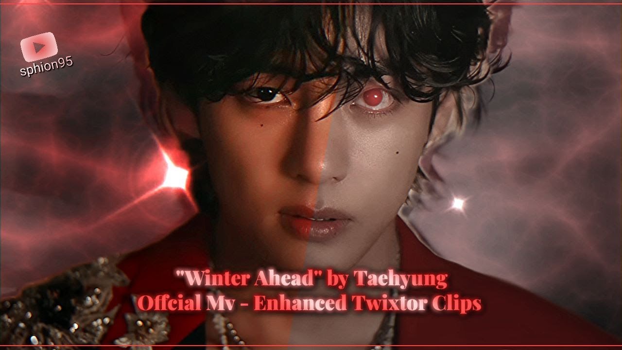 [HD] Taehyung - Winter Ahead Official MV |  Enhanced Twixtor Clips