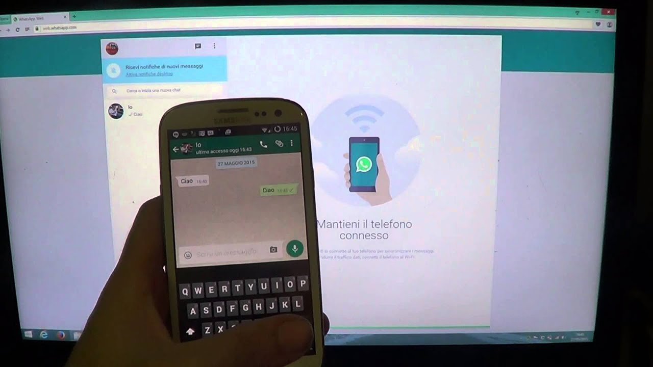 Spiare WhatsApp con WhatsApp Web è possibile