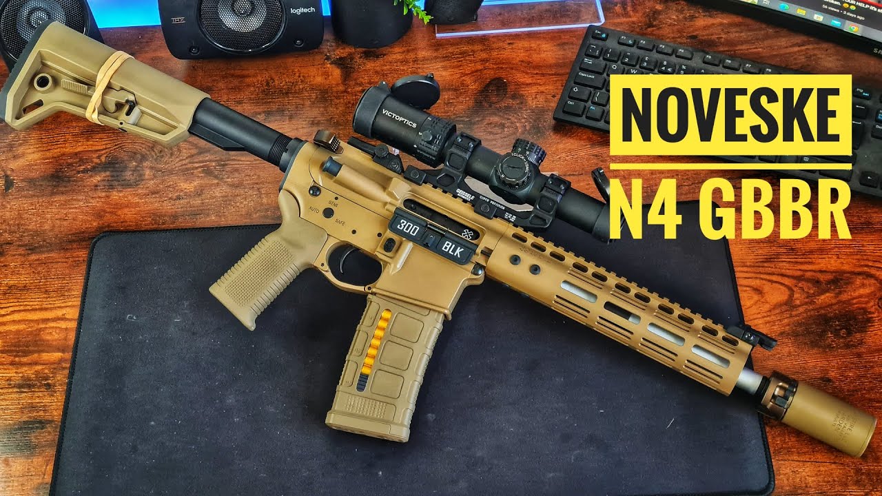 NOVESKE N4 GBBR shooting test + internals check #airsoft #guns #foryou #shooting #collector #noveske
