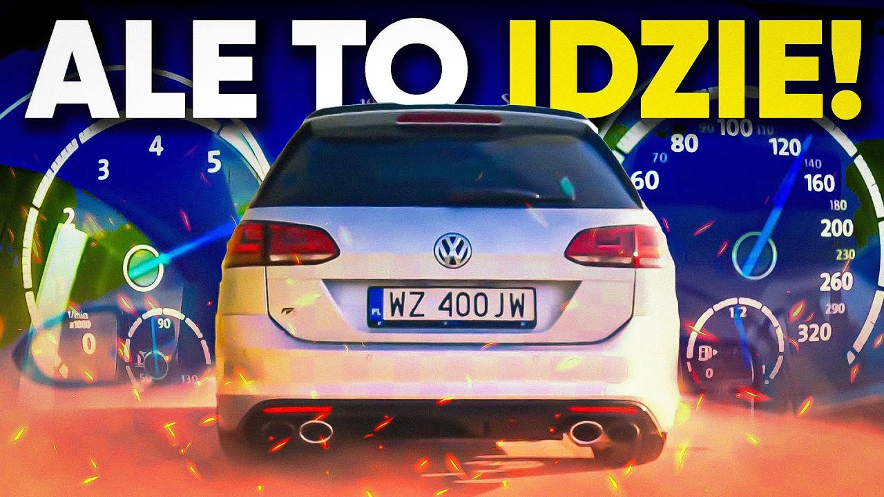 VW Golf 7 R Variant 360KM wymiata! Niezły dzik