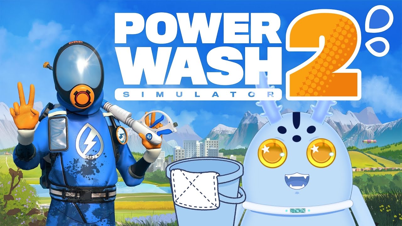 【PowerWash Simulator 2】初見でのんびり汚れを洗い流していくよ【白星コメタ】