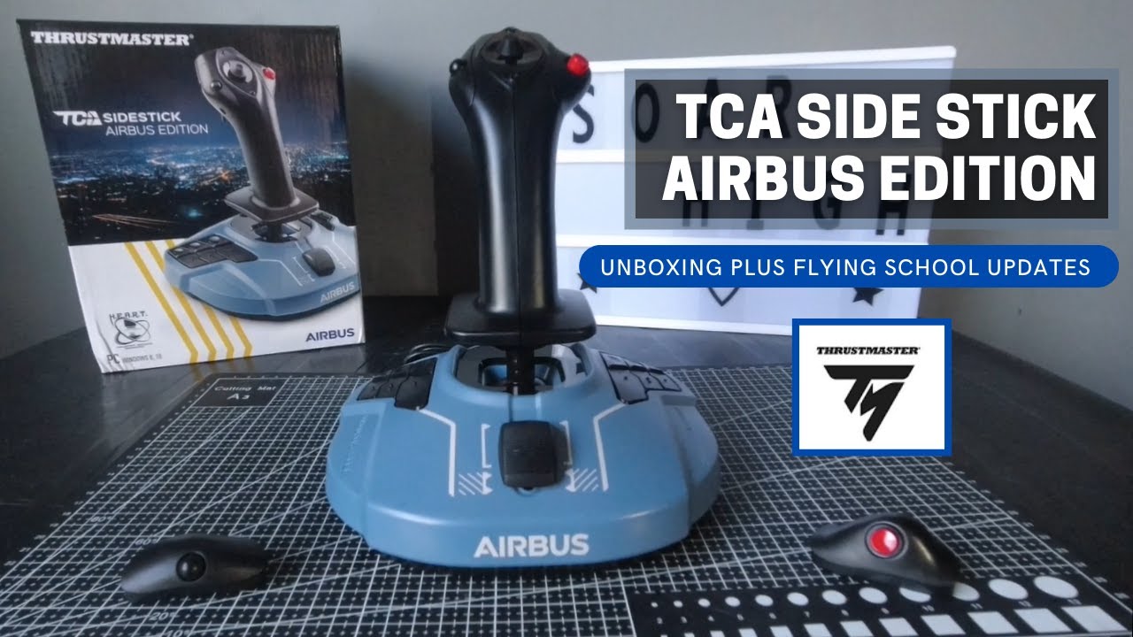 AIRBUS SIDESTICK UNBOXING + FLYING SCHOOL UPDATES || Vlog 28