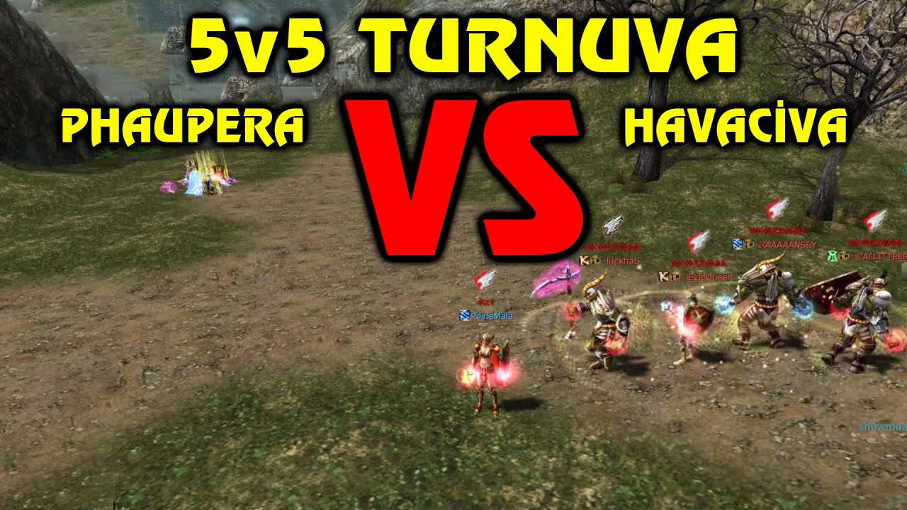 Knight Online VS  | PhauPera VS HavaCiva  | 5v5 Turnuva | Vega
