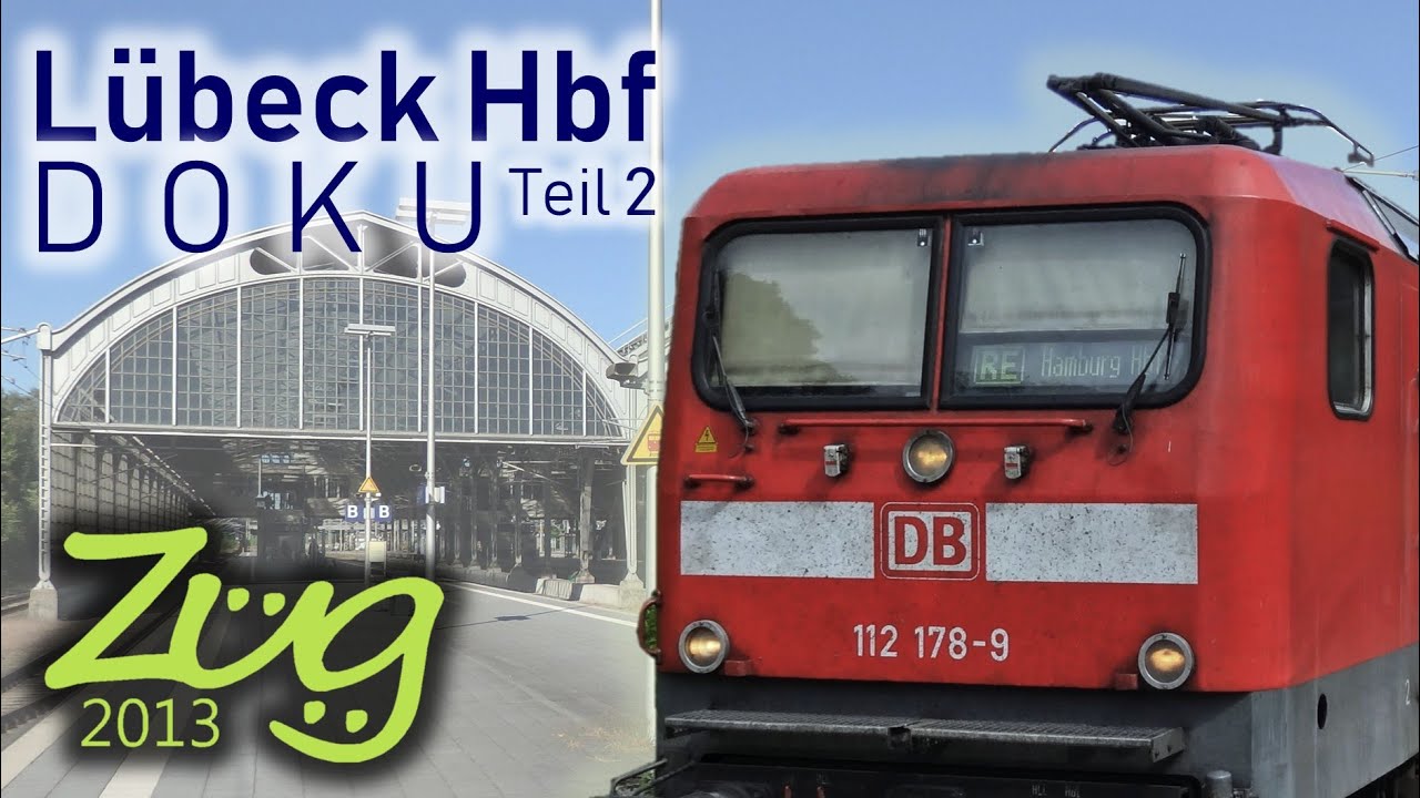 Lübeck Hbf | DOKU-Teil 2 | Zugabfahrten mit ICE, EC, RE8, RB86 u.s.w.
