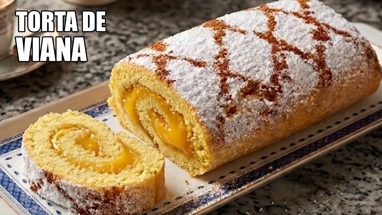 Torta de Viana | Receita Tradicional Portuguesa #torta #sobremesa #doces