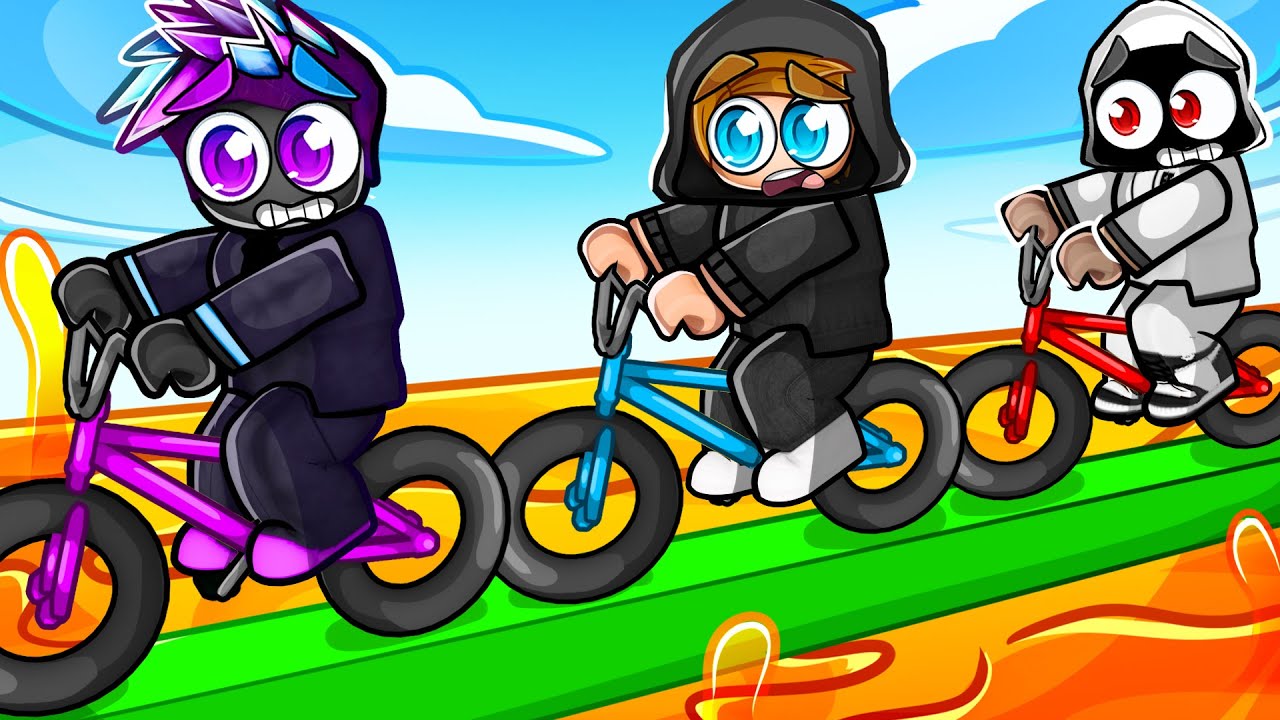 TMF ИГРАЕТ В ROBLOX BIKE OBBY!