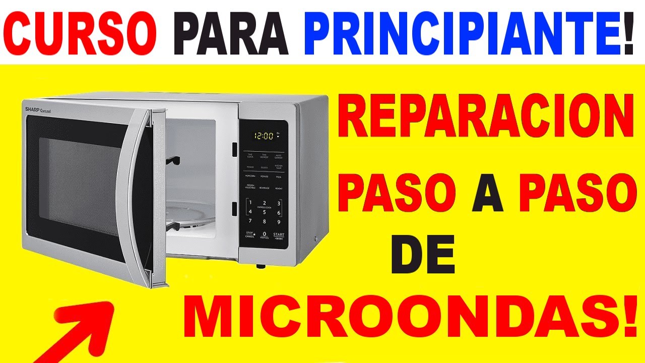 Repara cualquier horno microondas en tres simples pasos!