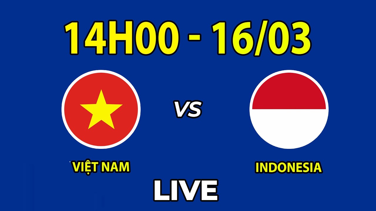 🔴U20 Việt Nam - U20 Indonesia | Vòng Loại Nữ Châu Á | Đại Chiến Với Xứ Vạn Đảo