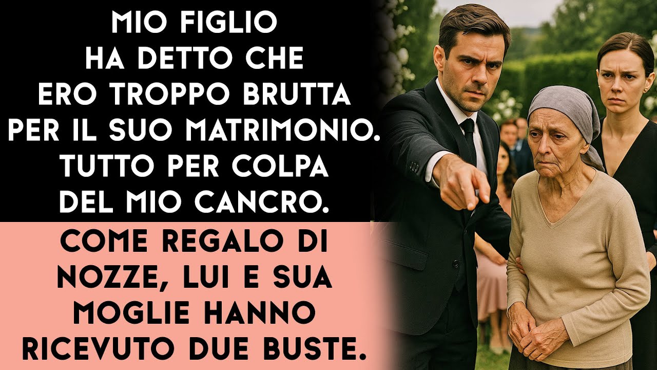 Al matrimonio di mio figlio mi hanno messa nell’ultima fila. Ma era il mio giorno, non il suo.