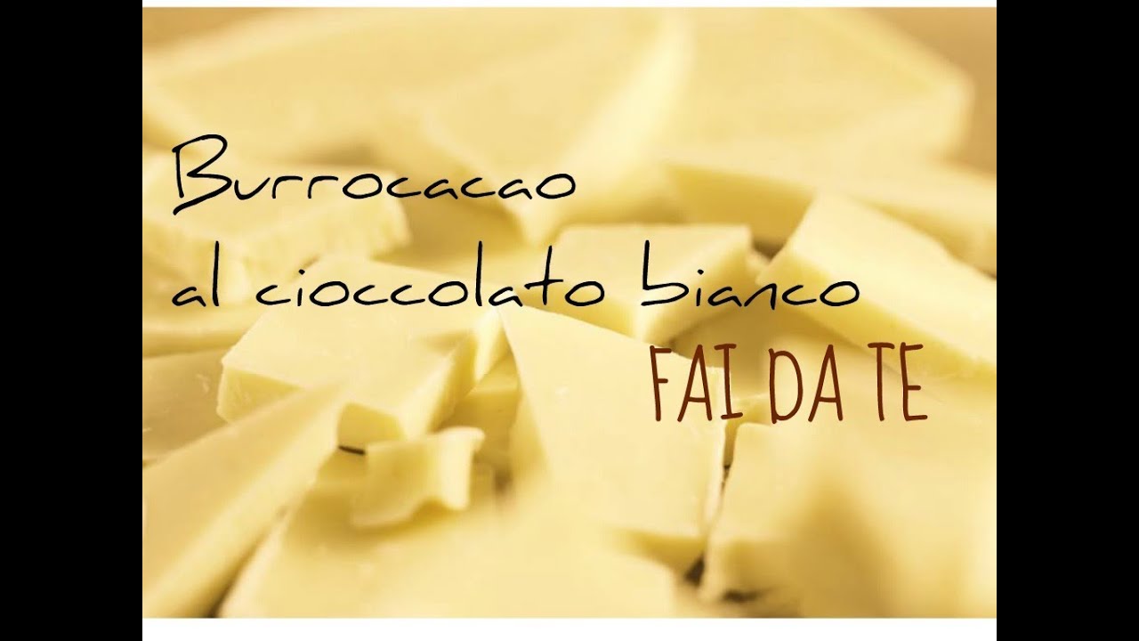 Come creare un burrocacao al cioccolato bianco DIY lipbalm FAI DA TE naturale