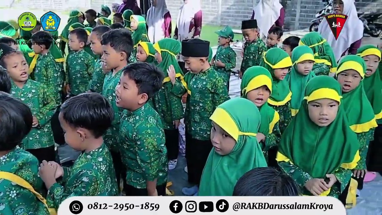 KUNJUNGAN PENDIDIKAN RA KB DARUSSALAM KROYA KE MAKO BRIMOB👨‍✈️#radarussalamkroya 