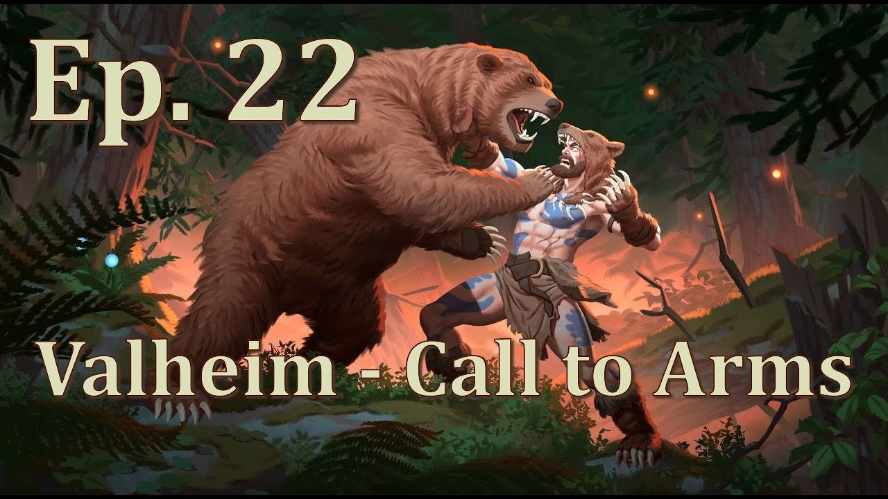 Valheim : Call to Arms Normal Play through Ep. 22 Yagluth taken down! i play like poo while doing it