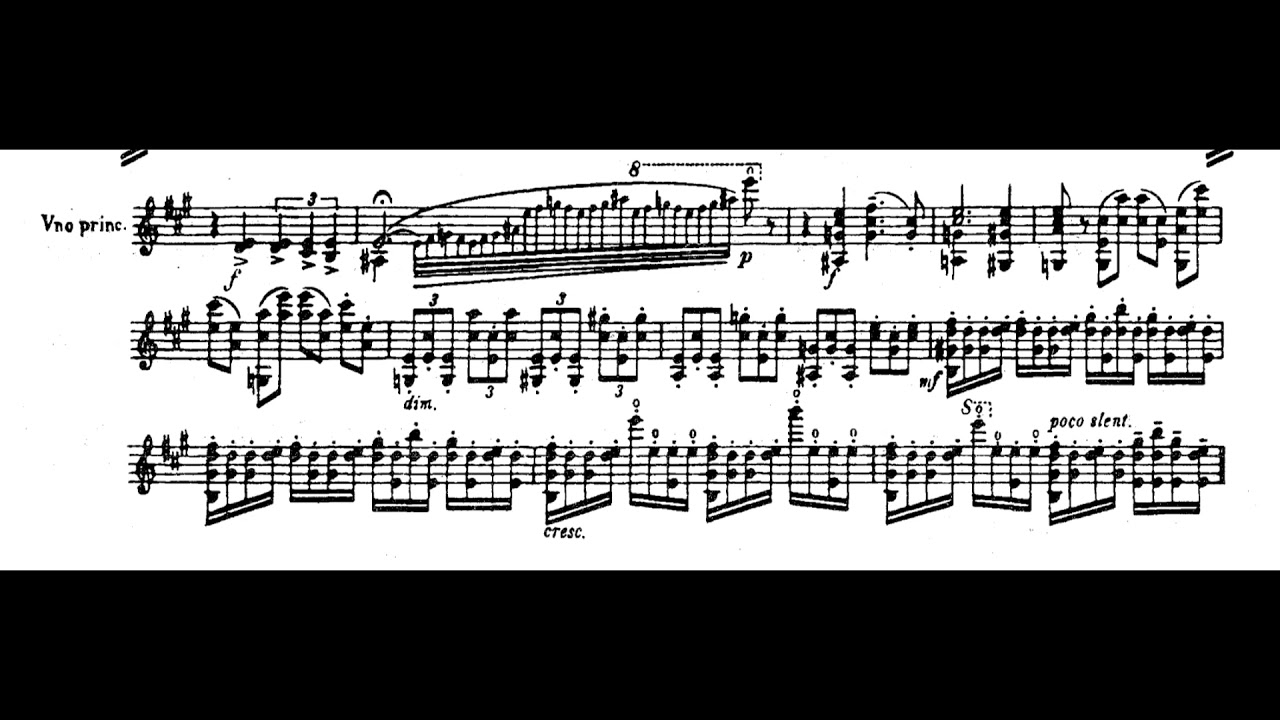 Mieczysław Karłowicz - Violin Concerto in A Major, Op. 8 (1902) [Score-Video]