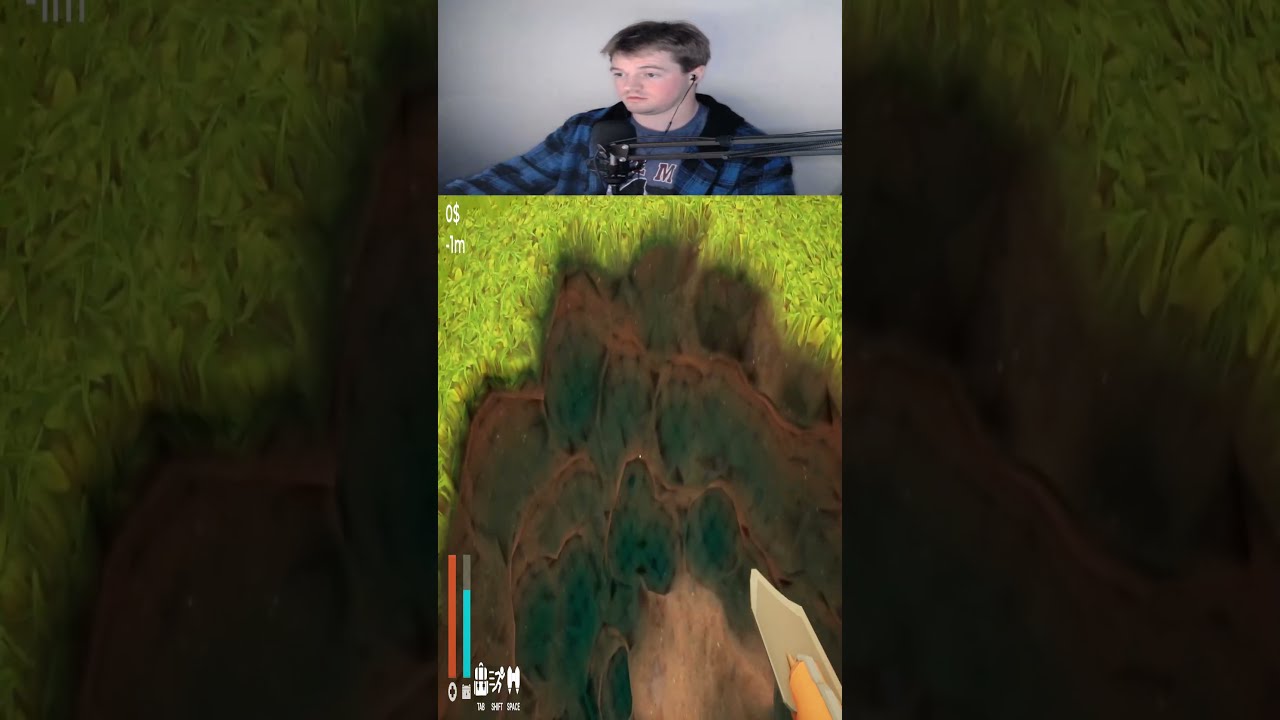 Just gotta get in there #diggingahole #agameaboutdiggingahole #letsplay #gaming