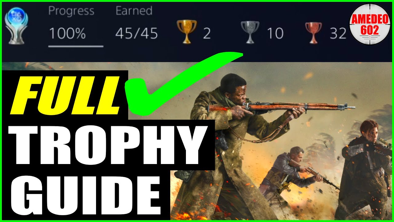 Call of Duty: Vanguard ПОЛНОЕ руководство по получению платиновых трофеев (ВСЕ достижения Vanguard)