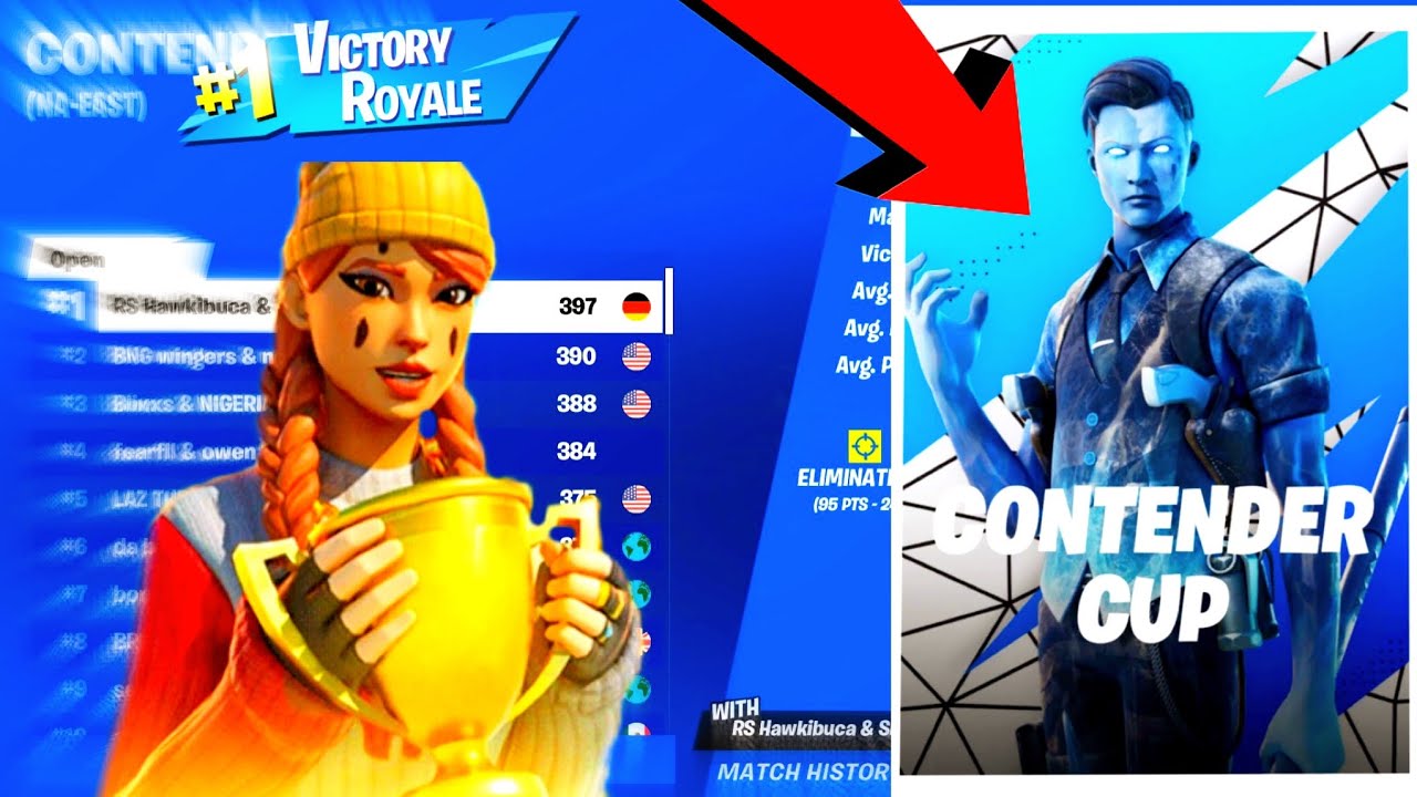 I COMPETED in the DUOS CONTENDER CUP! (Fortnite Competitive Full Tournament)