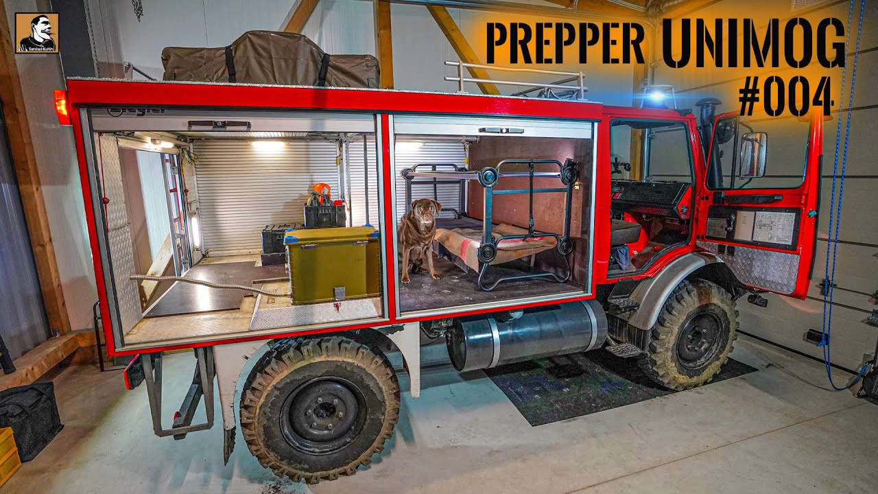 Prepper Unimog AUSGESCHLACHTET! - INNENAUSBAU | Betten, Kameras & Heizung | #004 | Survival Mattin