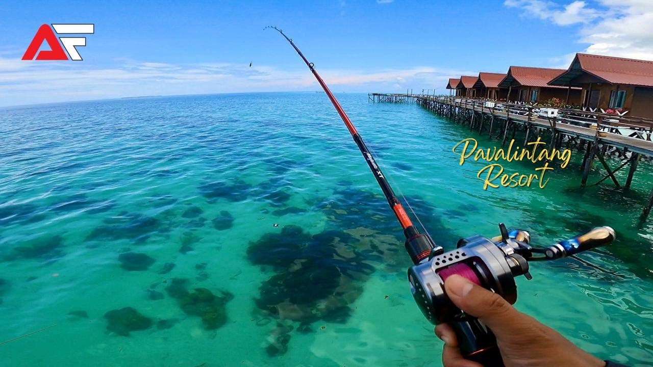 Casting Depan Bilik Je! Bercuti Sambil Memancing | Pavalintang Resort Semporna