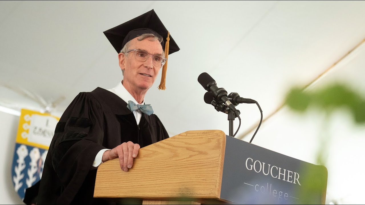 Bill Nye 2019 Commencement speech at Goucher College